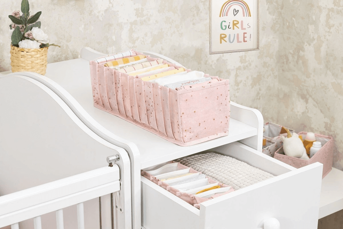 Baby Akordiyon Organizer Çekmece Düzenleyici Medium (pembe) - 04096