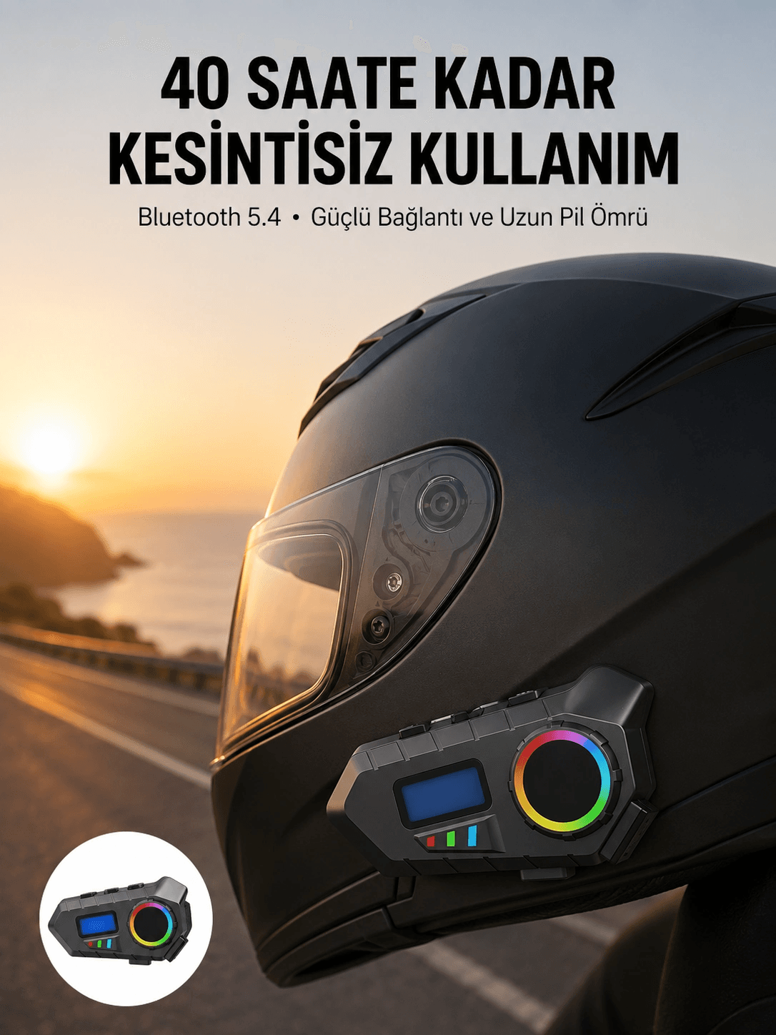Bluetooth 5.4 Kablosuz Hoparlör Ip65 Su Geçirmez Ve 40 Saat Uzun Pil Ömürlü
