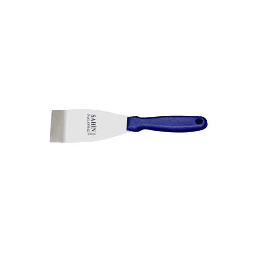 Bursa Paslanmaz Gıda Spatulası No:4, 10 Cm - Plastik Sap