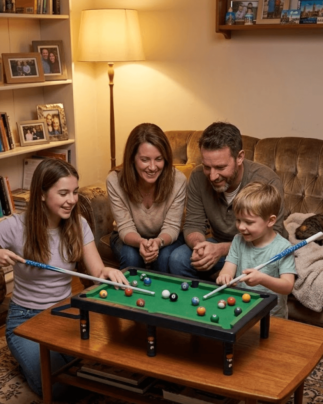 Çocuklar İçin Bilardo Seti Masaüstü Snooker Ve Pool Oyuncak