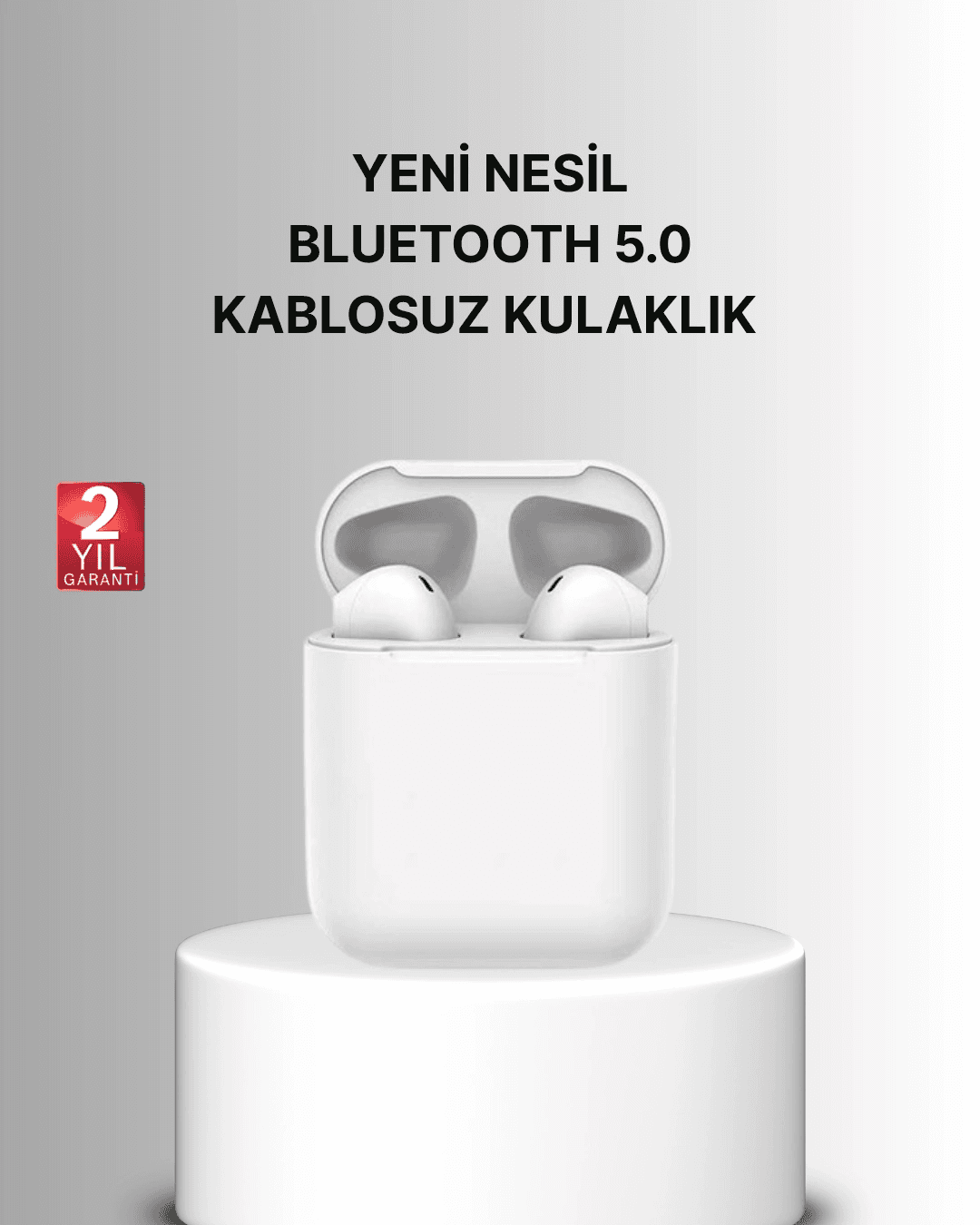 Dokunmatik Kontrollü 2. Nesil Bluetooth 5.0 Uzun Pil Ömürlü Kulaklık