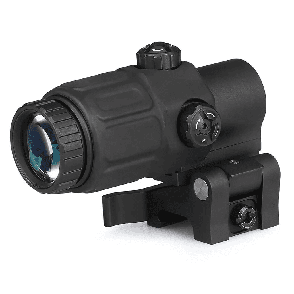 Magnifier 5x Yakınlaştırmalı Dürbün - 22mm Ray Uyumlu, Katlanır Yaylı Ayaklı