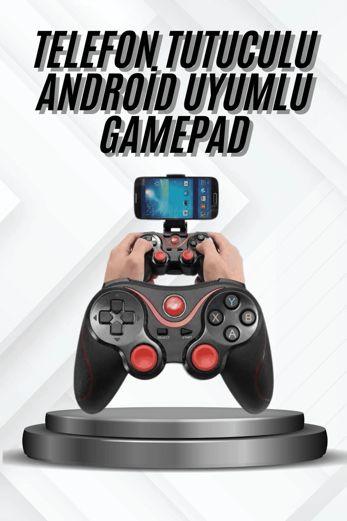 Yeni Nesil X3 Gamepad Android Uyumlu Telefon Tutucu Özellikli Joystick